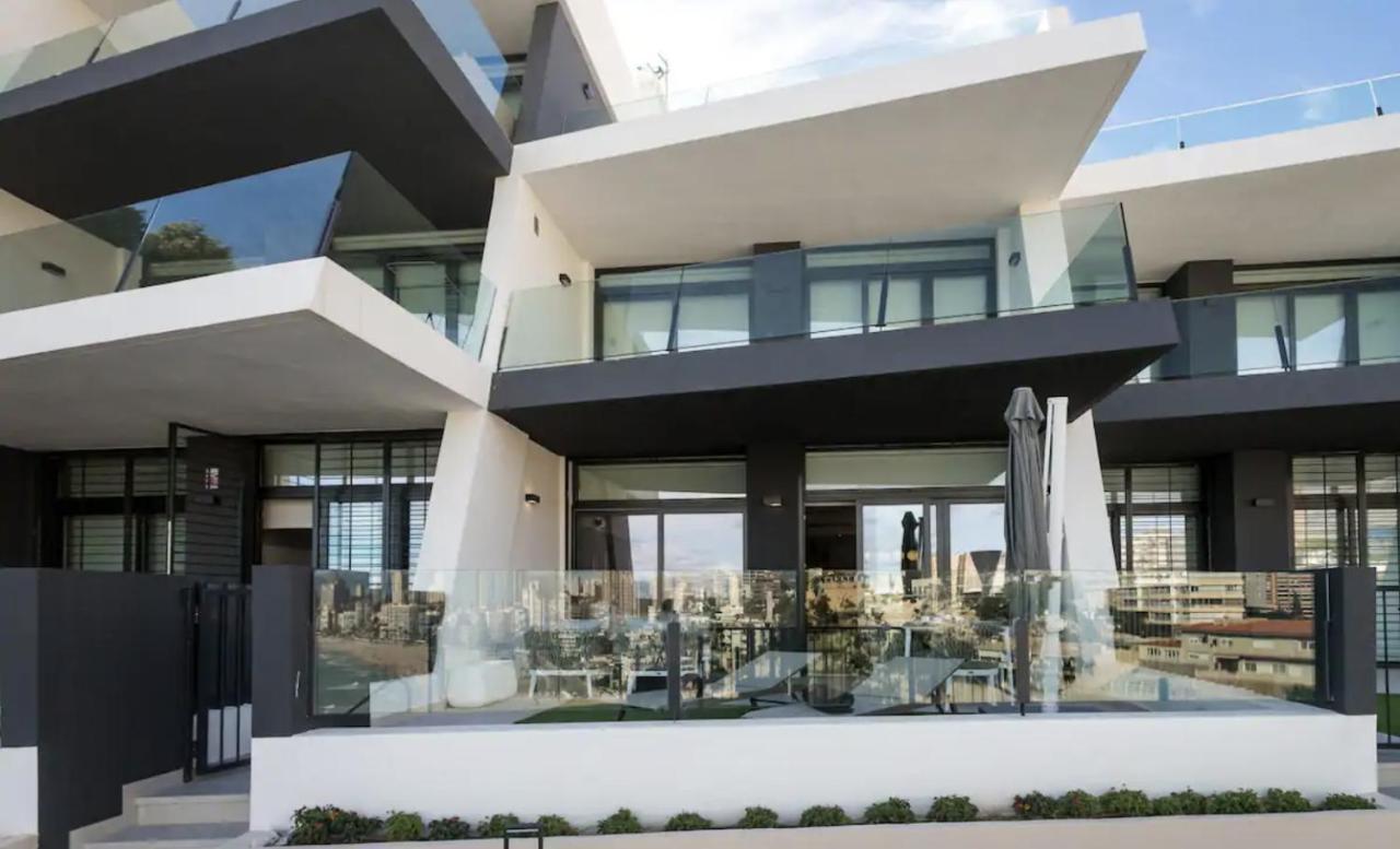 Luxury Apartment With Private Hot Tub By Poniente Beach Бенидорм Экстерьер фото