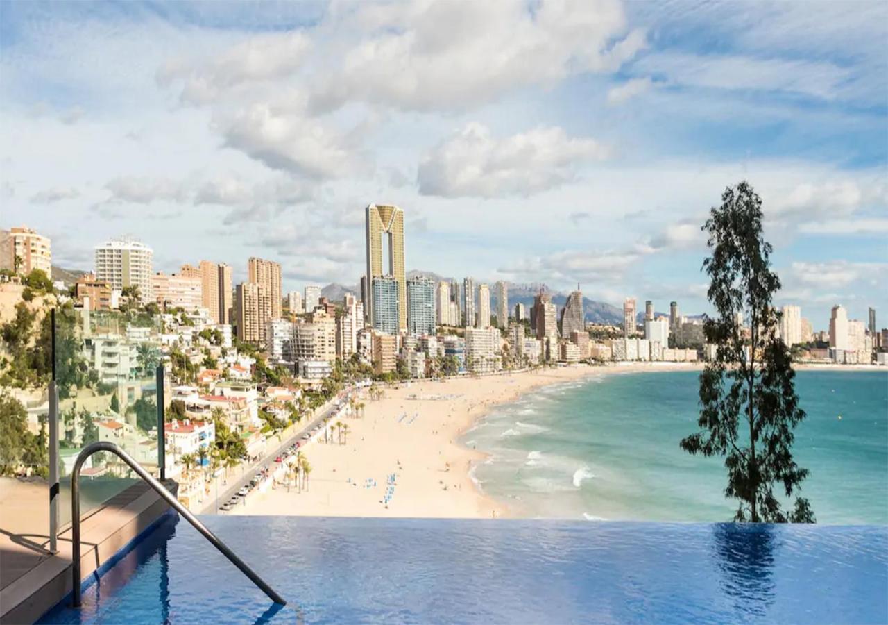 Luxury Apartment With Private Hot Tub By Poniente Beach Бенидорм Экстерьер фото